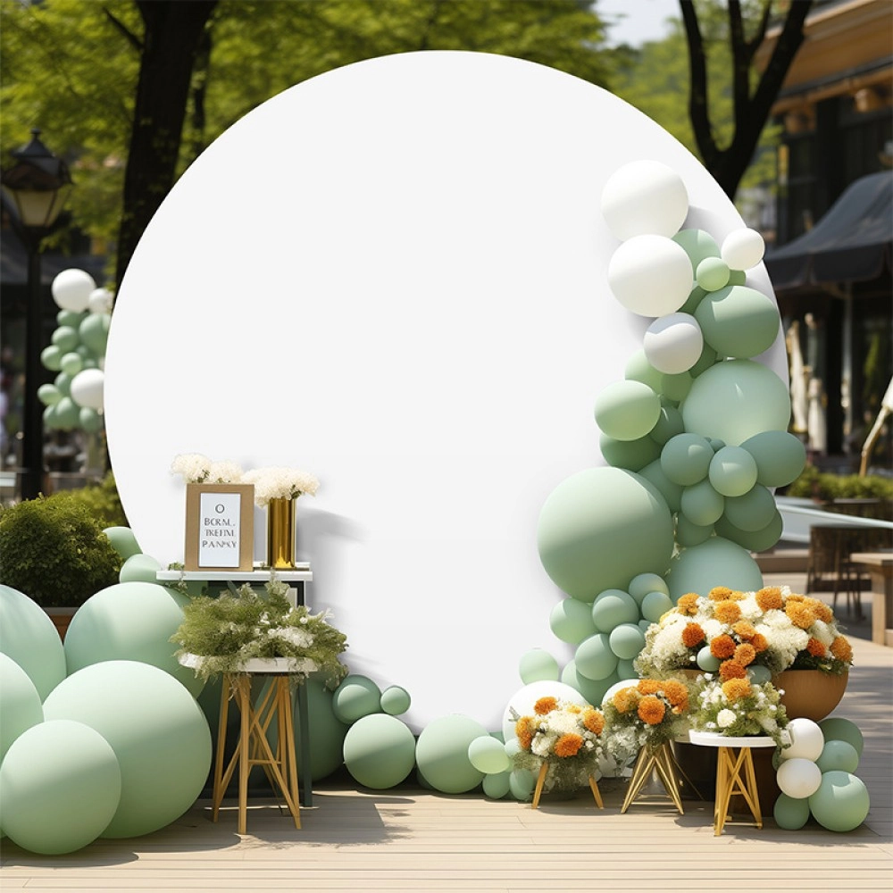 Solid color round background cloth cover wedding festival party decoration photo background cloth Solid color round background cloth cover wedding festival party decoration photo background cloth