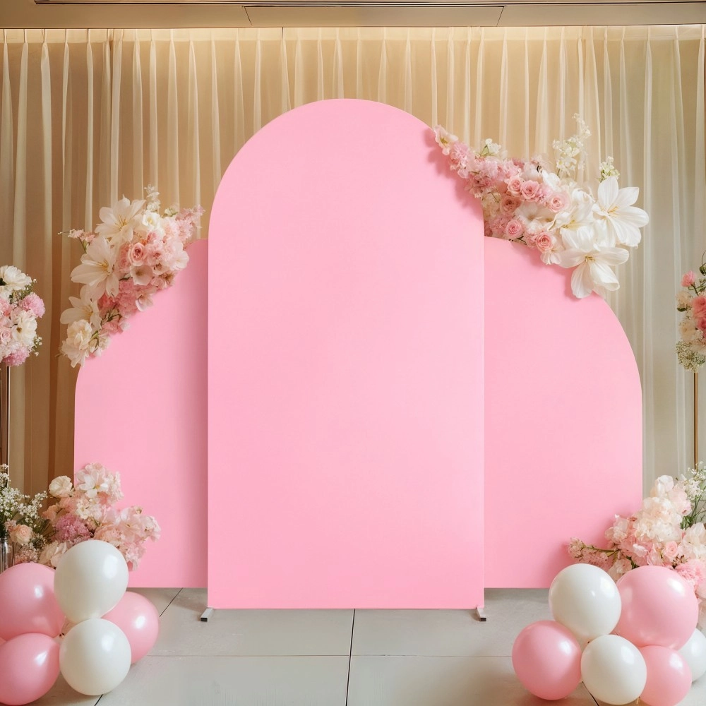 Three-piece arch photo backdrop 1pcs7.2ft semicircular 2pcs5ft half-moon backdrop decoration Three-piece arch photo backdrop 1pcs7.2ft semicircular 2pcs5ft half-moon backdrop decoration