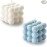 Bubble Candle - Cube Soy Wax Candles, Home Decor Candle, Scented Candle Set 2 Pieces, Home Use and Gifting