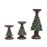 Retro Christmas tree candle holder ornaments home living room desktop decoration crafts resin candle holder