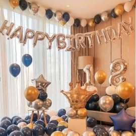 Birthday party scene decoration balloon package