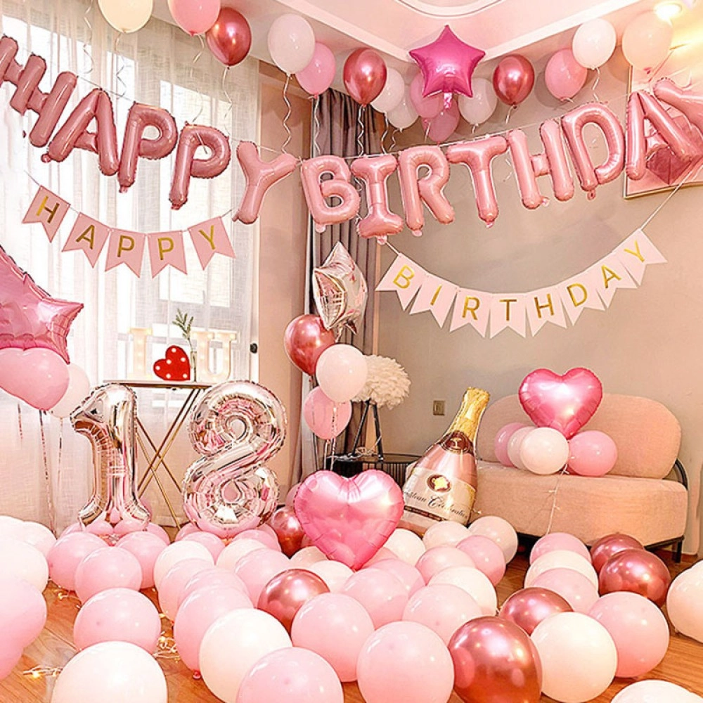 Birthday party scene decoration balloon package